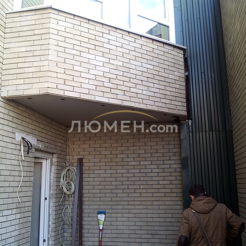 Остекление балкона алюминиевыми конструкциями — фото 4